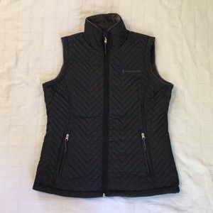 Charcoal gray vest